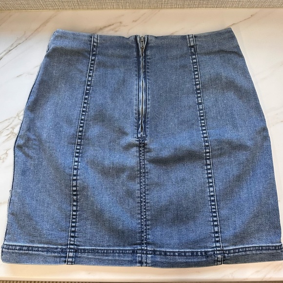 Free People Denim Skirt - Picture 2 of 4